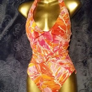 Lauren one piece tropical size 4